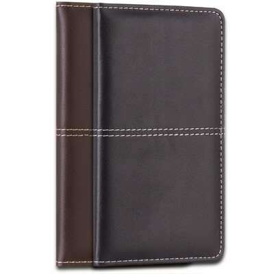 

Effective (deli) 3325 page 114 business office notepad 48k leather face notebook notebook color random