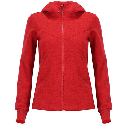 

ANTA Женская одежда 16648703-5 Трикотажные спортивные топы Женские с капюшоном Спортивная куртка HH4586PN Красный цветок Серый L