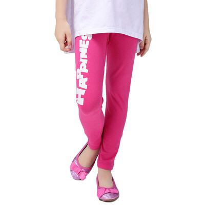 

Xin Song girls bowling pants children pants in the big children&39s pants tights pants pants children&39s casual pants pants spring&autumn children&39s trousers female rose red E067B 120