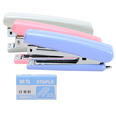 

Morning light  & G ABS91633 metal office 10 stapler staples combination set random delivery