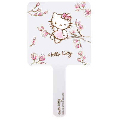 

HELLO KITTY Hello Kitty ABS Hand Mirror Mirror Portable Mirror Romantic Sakura 1632