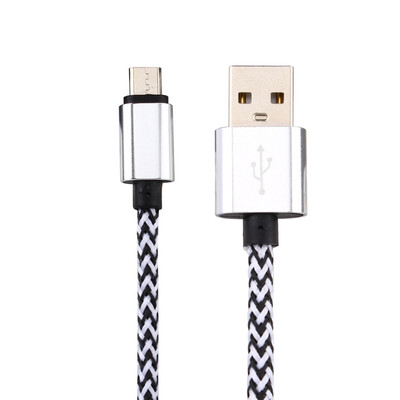 

Universal Micro USB Charger Weaved Cover Cable Cord USB to Micro-USB Type B