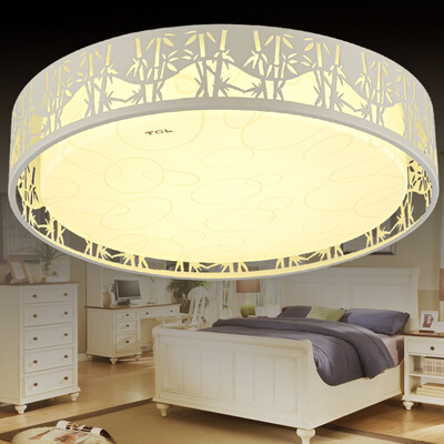 

TCL lighting led ceiling lamp bedroom lights living room lights hollow circular lighting lights discourse Youwu 24W three paragraph color 450mm 10-20 square