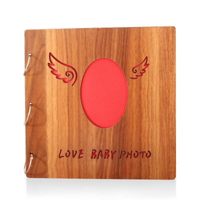 

【Jingdong Supermarket】 Golden Torch Photo Album Album Wooden Album Album Send Gift Gift Gifts Practical Wedding Gifts LOVE Style