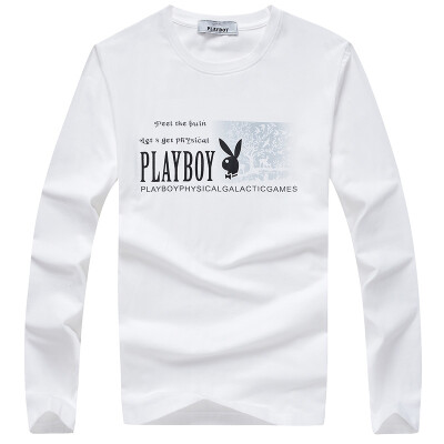 

PLAYBOY T Shirt Long Sleeve Print Round Neck Shirt