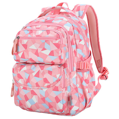 

MOMOgirl Shoulder Bag Female Korean Tide Cute Bag Middle School Students Junior High School Students Backpack Primary School Students College Wind Leisure Travel M5273 Pink Candy