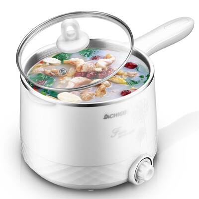 

Zhigao CHIGO electric cooker cooker pot 12L electric hot pot 304 stainless steel straight handle electric cooker ZG-S1872 B white