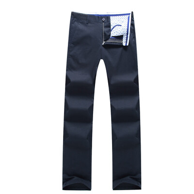 

Астон мужской молодежной микро-эластичный Slim - образный цветочный бизнес прямые повседневные брюки Cang Qing 31 A1190094