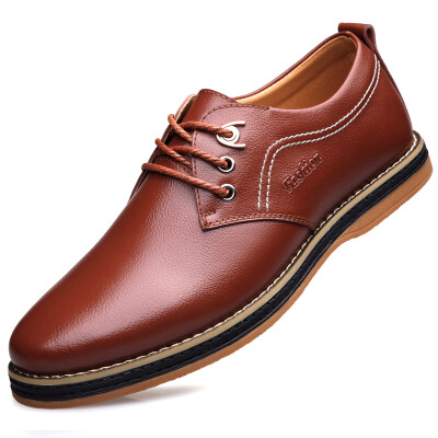 

Poitulas Men&39s Casual Shoes Fashion England Trends Ladies Casual Leather Shoes Comfortable Sports Shoes 1181 Brown 44