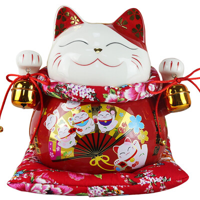 

[Jingdong Supermarket] gold fire to the fortune of Lucky Lucky cat save money cans to open the gift of home to move the money to save the pot of creative wedding gifts