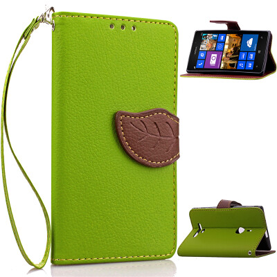 

Green Design PU Leather Flip Cover Wallet Card Holder Case for Nokia Lumia 925