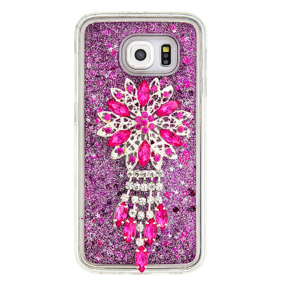 

Динамический Quicksand Блеск наливные Мягкая ТПУ чехол для SAMSUNG S6EDGE