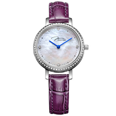 

JONAS & VERUS) watch waterproof fashion white stone quartz watch X00752-Q3.PPWLWD