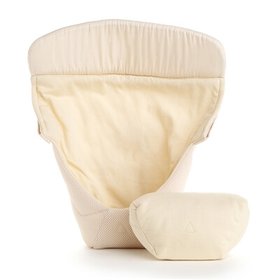 

ergobaby breathable heart baby pad - natural color 0-6 months (360 breathable