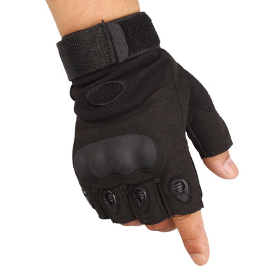 

Antarctic Half Knuckle Men Outdoors Fighting Fitness Riding Tactical Gloves NM-407 Black