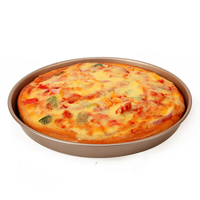 

Jingdong supermarket learn kitchen CHEF MADE pizza plate 9 inch non-stick pizza plate deep paragraph 228 25cm oven utensils champagne gold WK9047
