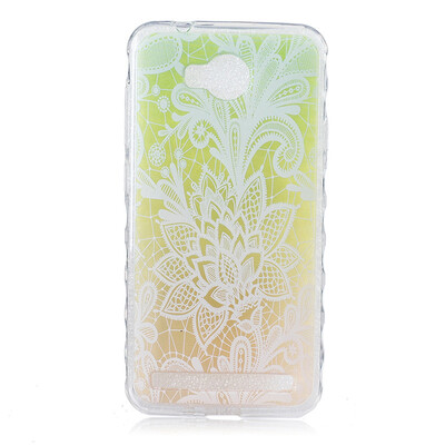 

Rose Pattern Soft Thin TPU Rubber Silicone Gel Case Cover for HUAWEI Y3 II