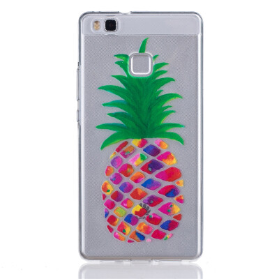 

Pineapple Dress girl Pattern Soft Thin TPU Rubber Silicone Gel Case Cover for HUAWEI P9 Lite