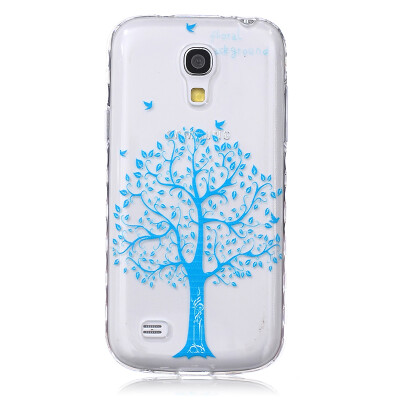 

Blue tree Pattern Soft Thin TPU Rubber Silicone Gel Case Cover for SAMSUNG GALAXY S4 Mini I9190