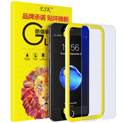 

ESK iPhone8 / 7/6 / 6s анти-синяя стальная пленка Apple 6 / 6s / 7/8 стеклянная пленка 0,15 мм мобильный телефон высокой четкости экран защитная пленка (подарок фильм артефакт) -JM125
