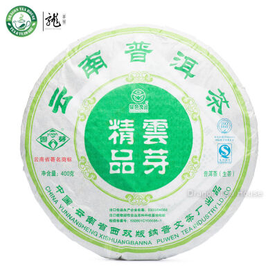 

Pu Wen Refined Buds Yunnan Pu'er Pu-erh Puer Tea Cake Pancake 2013 400g Raw