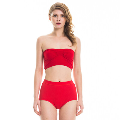 

Jingdong supermarket three guns 3 ladies cotton underwear cotton ribs stretch female briefs shallow jade light jade warm powder XL