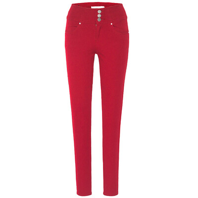 

Semir Lady simple high waist Slim casual trousers tide 13316270037 dark blue 27