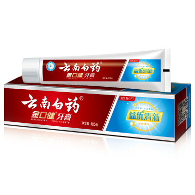 

Yunnan white medicine Jinkou toothpaste 105g (Yiyou fresh ice lemon mint