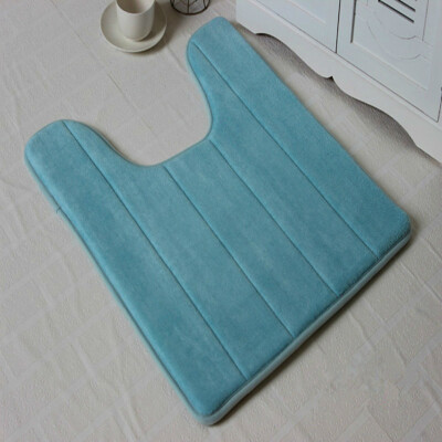 

Shaped Bath Mats Soft Pats Anti Slip Home Bathroom Carpet Decoration Bath Toilet Accessories 40*60cm