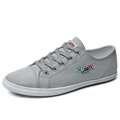 

CARTELO) men's fashion casual shoes breathable outdoor canvas shoes KE1028 gray 40