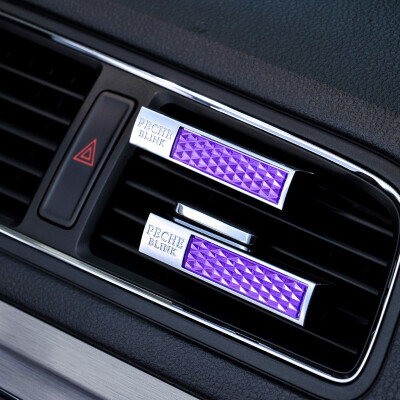 

CarSetCity Car Car Perfume Two Packs Diamond Air Conditioner Air Outlet Scented Blue