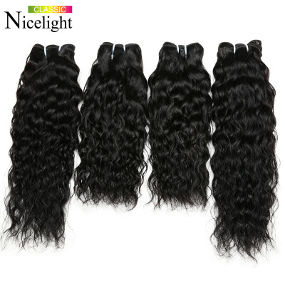 

Peruvian Water Wave Virgin Hair Double Drawn Hair Extensions Peruvian Natural Wave 4pcs 100g 8-28'' Human Hair Weave