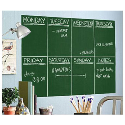 

Chalk Board Blackboard Greenboard Removable Vinyl Wall Sticker Decal Chalkboard 200x45cm 460402