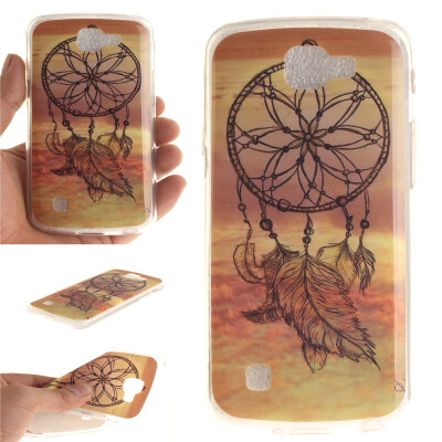 

Dreamcatcher Pattern Soft Thin TPU Rubber Silicone Gel Case Cover for LG K4