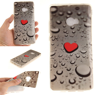 

Heart-shaped water droplets Pattern Soft Thin TPU Rubber Silicone Gel Case Cover for XIAOMI Note2