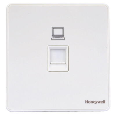 

Honeywell переключатель гнездо панель компьютер гнездо 86 одиночный кабель сеть широкополосный разъем элегантный серия белый