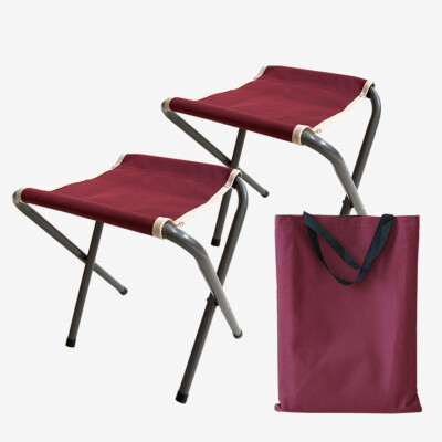 

Whotman camp folding chair portable stool two loaded in one