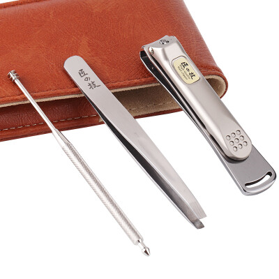 

Jingdong Supermarket] Carpenter Technology (Mr.Green) -6101 stainless steel nail knife set with medium nail clippers nail file ear spoon three classic suit