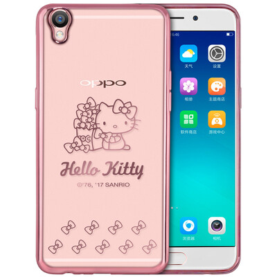 

Плюс отличная серия Hello Kitty OPPO R9 телефон оболочки / защитный рукав мягкой оболочки покрытие управления бабочка свет DROP