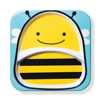 

SKIP HOP Cute Zoo Imitation Porcelain Drops Children&39s Plates Single Dress - Small Bee More than 6 months US imports