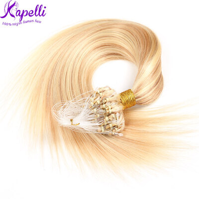 

100 Brazilian Virgin Remy Hair Purple or Custom Color Silky Straight Micro Bead Loop Ring Hair Extensions
