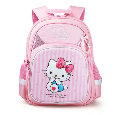 

Hello Kitty (hellokitty) KT1043A Начальная школа Студенческая сумка Корейская версия Простая детская сумка Pink