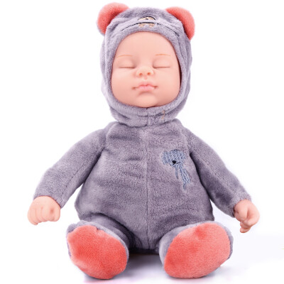 

BIEBER cute little bear plush toy sleeping doll simulation baby comfort doll doll doll coffee