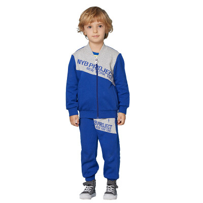 

JJLKIDS Partner Club Children's Boys Spring Casual Sports Set Pants Two-piece Set BCZ63046 Colored Basket 110