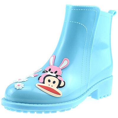 

PaulFrank рот обезьяна дождь сапоги модные сапоги ручная роспись воды обувь PF1009 синий 39 метров