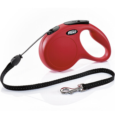 

German imports Fulai Xi flexi Martian automatic telescopic dog traction rope dog chain dog rope series rope-shaped M No 5 meters 20kg red