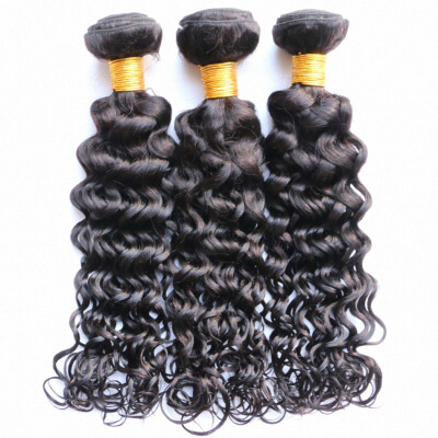 

Brazilian virgin hair 100 human hair natural wave 3 bundles brazilian unprocessed remy natural curly virgin human hair extensions