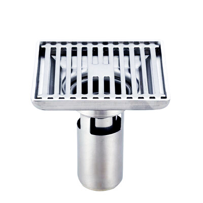 

Hai 304 stainless steel floor drain to deodorant floor drain deep water seal large flow of toilet floor drain 86413