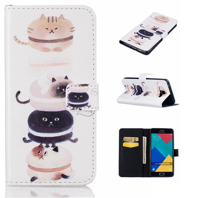 

Kitty Design PU Leather Flip Cover Wallet Card Holder Case for SAMSUNG Galaxy A5 2016 A510