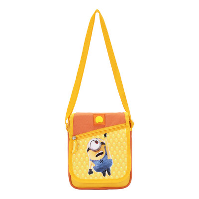 

French Ambassador Delsey Goddess Milk Dad 3 Little Yellow Child Child Primary School Student Bag Cartoon Shoulder Bag Orange 70360313025